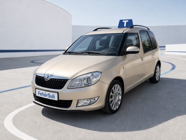 Škoda Roomster oktatóautó - Rédei László